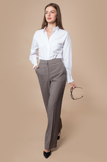 Брюки женские Vilatte D24.410 серые 50