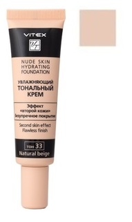 Тональный крем Vitex Эффект второй кожи тон 33, 30мл