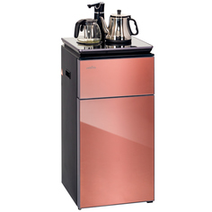 Кулер с чайным столиком (тиабар) Hiberg F-91FGP Pink