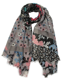 Палантин женский Venera 2728501 черный, 90х180 см