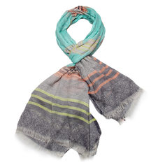 Палантин женский Venera 4001141 бирюзовый, 70х180 см