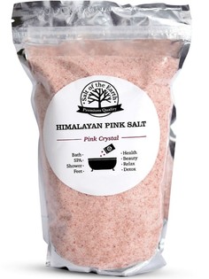 Розовая гималайская соль для ванн Salt Of The Earth 1 кг (мелкий помол)