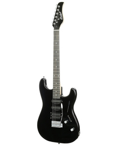 Электрогитара Super Strat Rocket Eg-1 Bk, шнур Jack-jack в комплекте