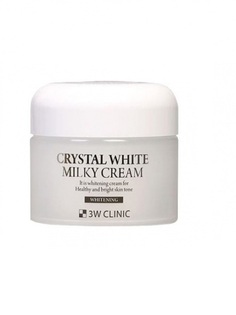 Крем 3W Clinic Коллагеновый сияющий тонизирующий" Crystal White Milky"