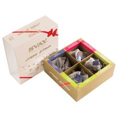 Чай Svay "Luxurious Tea Collection | Happy Woman", ассорти, 4 вида, 24 пирамидки
