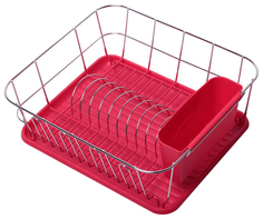 Сушилка для посуды Kamille KM-0763B Красный
