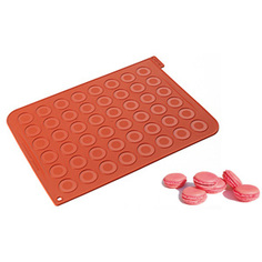 Коврик силиконовый 3D МАКАРУНС малый (40х30) Silikomart