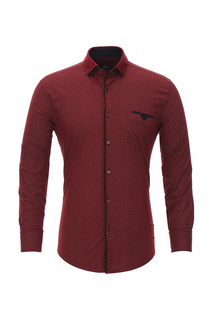 Рубашка мужская BAWER Rz2112001-01 красная XL