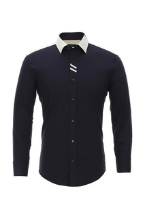 Рубашка мужская BAWER Rz1113008-02 синяя XS