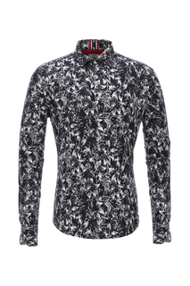 Рубашка мужская BAWER 2Ry04022-03 синяя XS