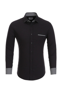 Рубашка мужская BAWER Р-9001-01 черная XL