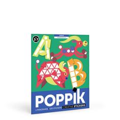 POPPIK Стикер мозаика Алфавит англ