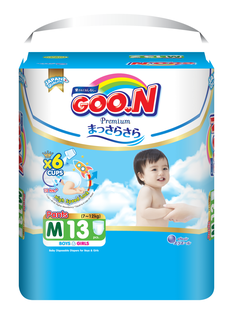 Подгузники-трусики GOO.N M (7-12 кг) 13 шт. Goon