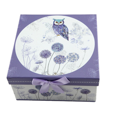 Конфеты La Suissa шкатулка с бантом Желание Сова 200гр