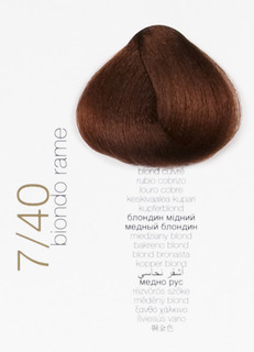Краска для волос Colorianne Prestige 7/40 Медный блонд, 100 мл Brelil Professional