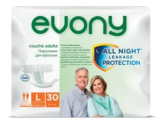 Подгузники для взрослых Evony №3 р-р L талия 100-150 см 30 шт/уп