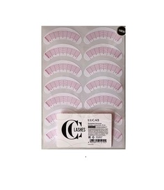 Бумажные патчи для ресниц с разметкой Lucas Cosmetics CC Lashes