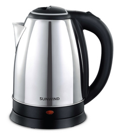 Чайник электрический Sunwind SUN-K-001 Silver/Black