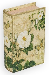 Шкатулка-книга Gamma "Цветущий шиповник", цвет: №068, 17х11х5 см, арт. BBK-01