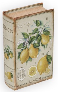 Шкатулка-книга Gamma "Лимоны", цвет: №057, 17х11х5 см, арт. BBK-01