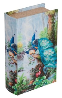Шкатулка-книга Gamma "Павлины", 17х11х5 см, арт. BBK-01