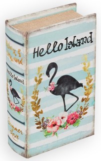Шкатулка-книга Gamma "Hello Island", цвет: №046, 17х11х5 см, арт. BBK-01