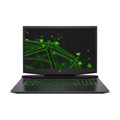 Игровой ноутбук HP Pavilion Gaming 17-cd1086ur Black/Green (381C5EA)