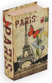 Шкатулка-книга Gamma "Paris", цвет: №051, 17х11х5 см, арт. BBK-01