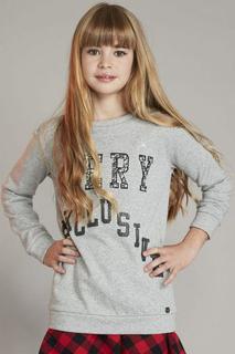 Свитшот Gaudi цв. серый р.116