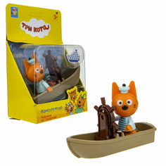 Конструктор 1TOY Три Кота Коржик на лодочке