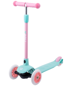 Ridex Самокат 3-колесный Hero, 120х80 мм, мятный/розовый