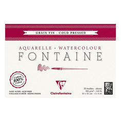 Альбом Clairefontaine FONTAINE (Склейка, Фин (холодный пресс), 36х48, 300г, 25л) Greenwich Line