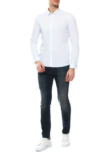 Рубашка мужская Cacharel G051Sz0040Kenmore голубая 38