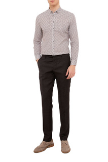 Рубашка мужская Cacharel G051Sz0040Brig коричневая 38