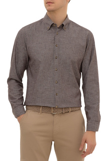 Рубашка мужская Cacharel G051Gl0040Cahar коричневая 37