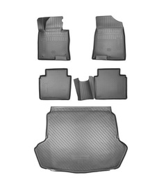 Комплект ковриков салона и багажника (резиновые) (r17, r18) Hyundai-KIA арт. R8130C1100P