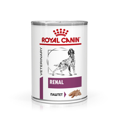 Консервы для собак ROYAL CANIN Renal, свинина, 410г