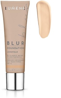 Тональный крем Lumene Blur 16h Longwear Foundation SPF 15 1 Classic Beige 30 мл