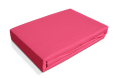 Простынь трикотаж на резинке Ol-tex 140х200 коралл