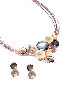 Колье женское Selena 10120852 золотистое, 40-48 см