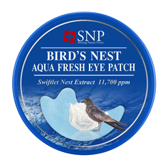 Гидрогелевые патчи для области вокруг глаз SNP Birds Nest Aqua Fresh Patch 60 шт