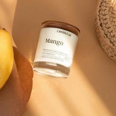 Свеча ароматическая Mango/Манго с деревянным фитилем Candle ME