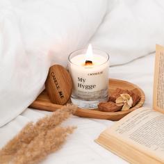 Ароматическая свеча My Hygge Хюгге - с потрескивающим деревянным фитилем CANDLE ME