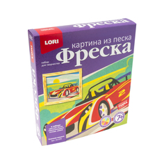 LORI Фреска. Картина из песка "Гоночная машина"
