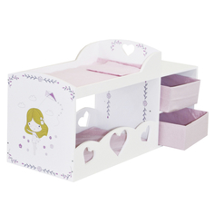 Кроватка PAREMO Пьемонт с системой хранения, двухярусная Адриана