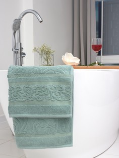 Махровое банное полотенце с велюром PARISA HOME (70х140см)