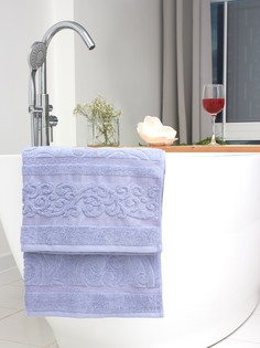 Махровое банное полотенце с велюром PARISA HOME (70х140см)