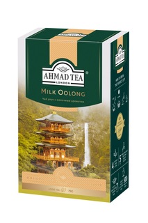 Чай Ahmad Tea, Милк Улун, аромат молока, оолонг, листовой, картонная коробка, 75г