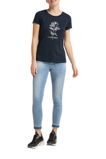 Футболка женская Mustang 1010735 синяя S