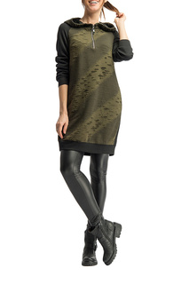 Платье-толстовка женское Giulia Rossi 12-517-Б коричневое 52